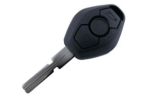 Fjernbetjent bilnøgle til bmw e39 og e38 med 3 knapper 